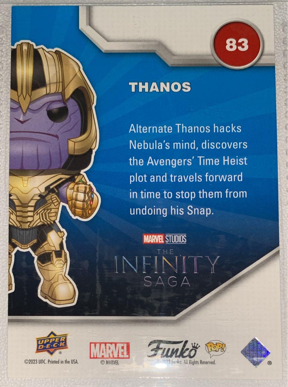 #83: Thanos - Avengers: Endgame vinyl figure collectible - Main Image 2