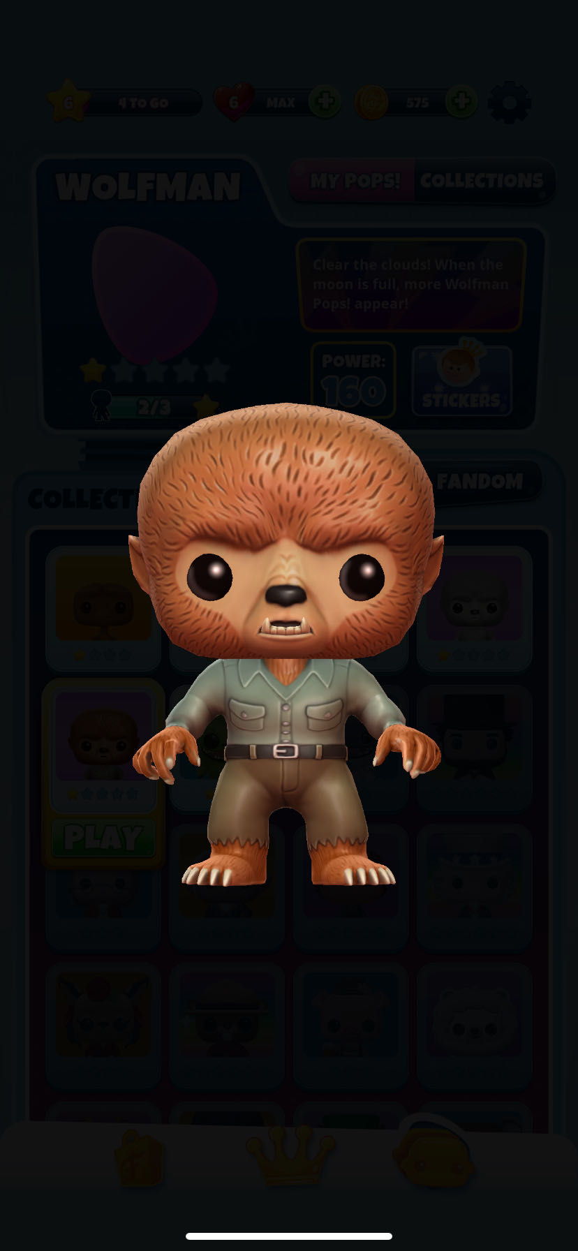 Funko Pop! Blitz: Wolfman  vinyl figure collectible - Main Image 2