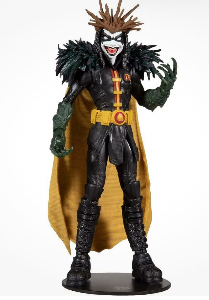 DC Multiverse Dark Nights Death Metal: Robin King (Collect To Build Darkfather)  vinyl figure collectible [Barcode 787926154191] - Main Image 2