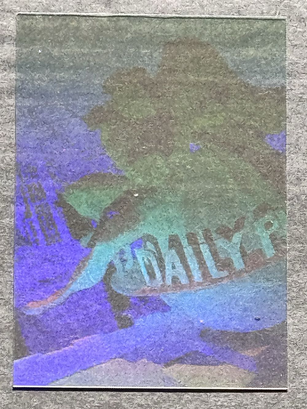 Superman Holo Series 1996 Skybox Holocel H1 Clear Chase Card  vinyl figure collectible - Main Image 3