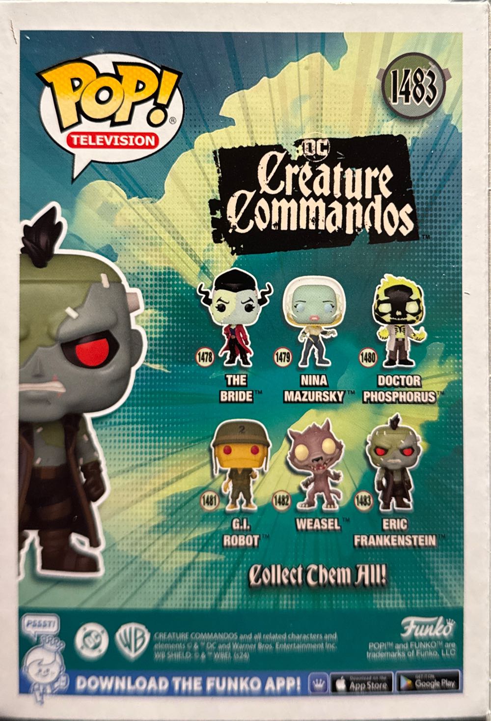 Eric Frankenstein - DC Universe vinyl figure collectible [Barcode 889698830553] - Main Image 4