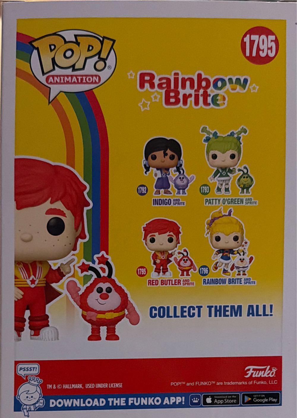 Rainbow Brite -1795- Red Butler & Sprite  vinyl figure collectible [Barcode 889698834926] - Main Image 2