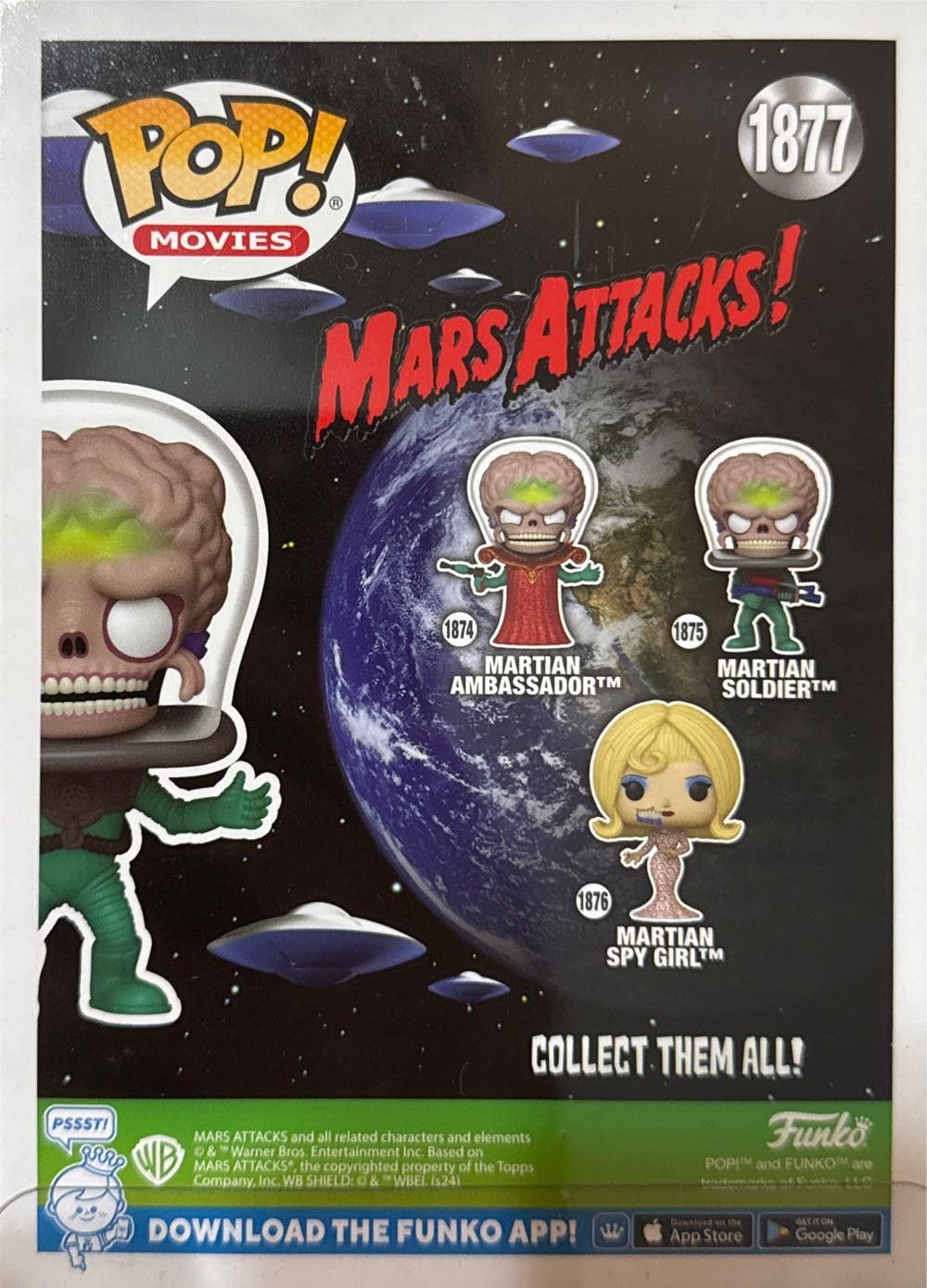 Martian Soldier - Mars Attacks! vinyl figure collectible [Barcode 889698844628] - Main Image 2