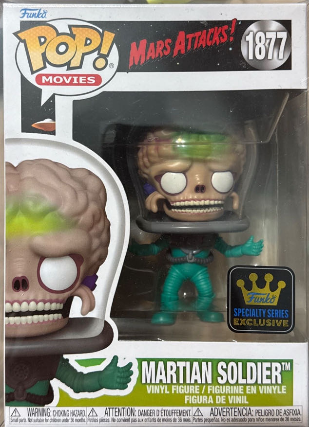 Martian Soldier - Mars Attacks! vinyl figure collectible [Barcode 889698844628] - Main Image 3