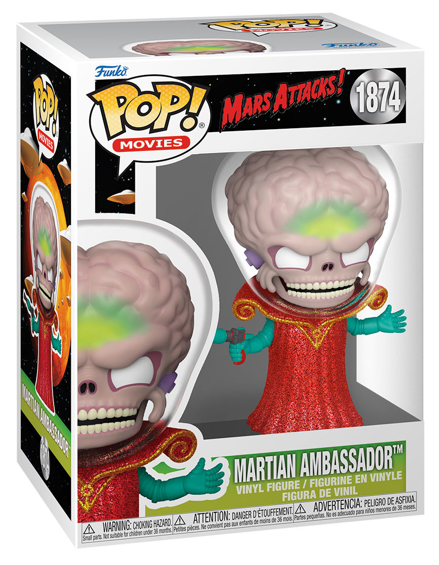 Martian Ambassador - Mars Attacks! vinyl figure collectible [Barcode 889698835657] - Main Image 2