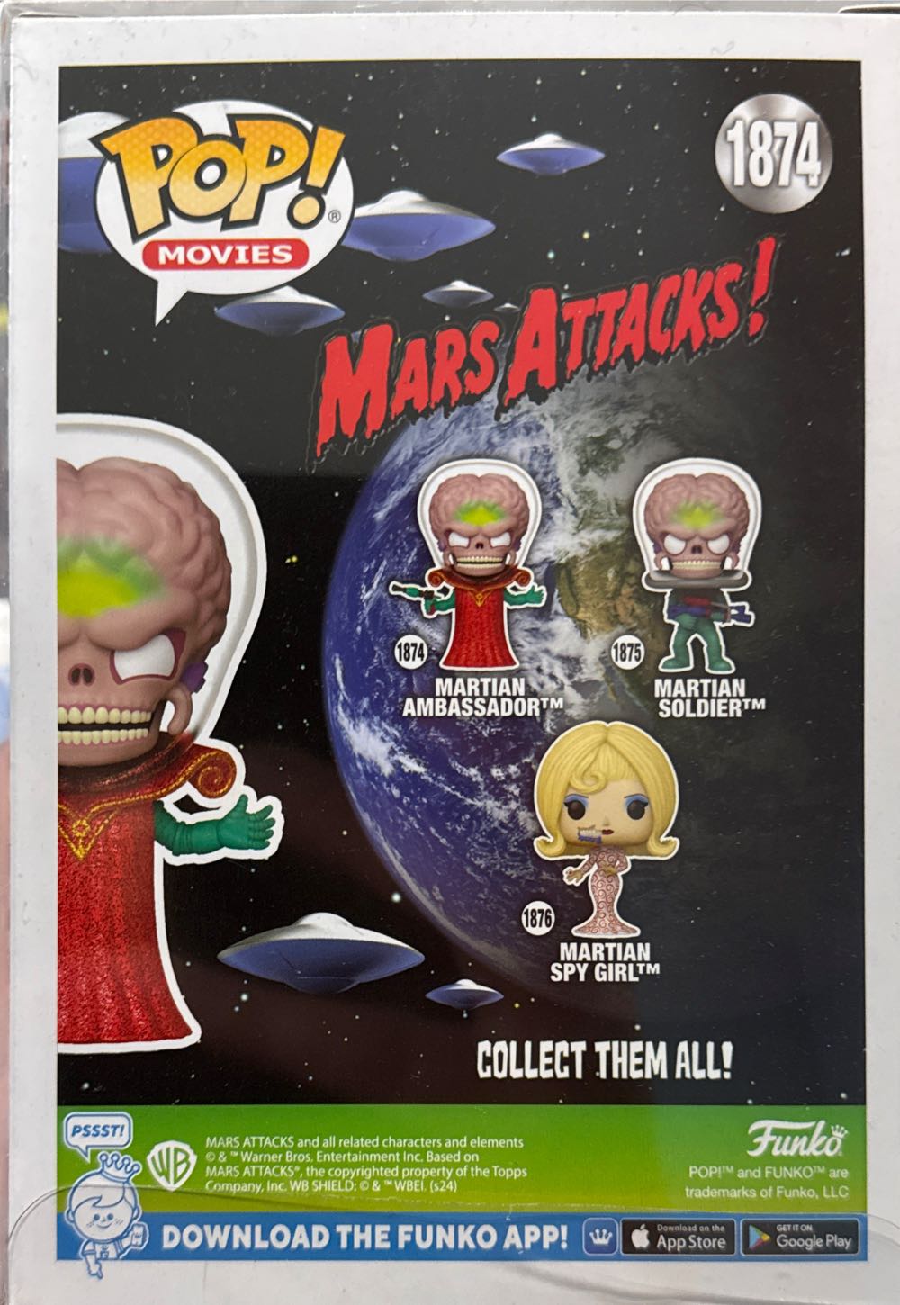 Martian Ambassador - Mars Attacks! vinyl figure collectible [Barcode 889698835657] - Main Image 3