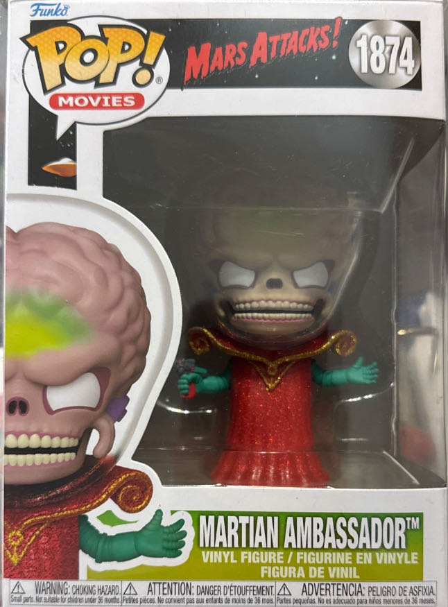Martian Ambassador - Mars Attacks! vinyl figure collectible [Barcode 889698835657] - Main Image 4