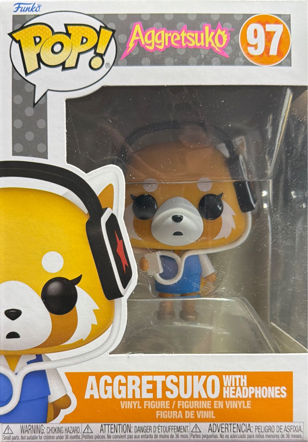 Aggretsuko With Headphones  vinyl figure collectible [Barcode 889698803922] - Main Image 4