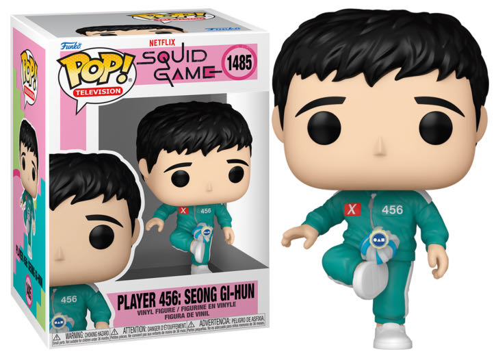 Player 456: Gi-hun Gi-hun (squid Game) #1485  vinyl figure collectible [Barcode 889698797344] - Main Image 2