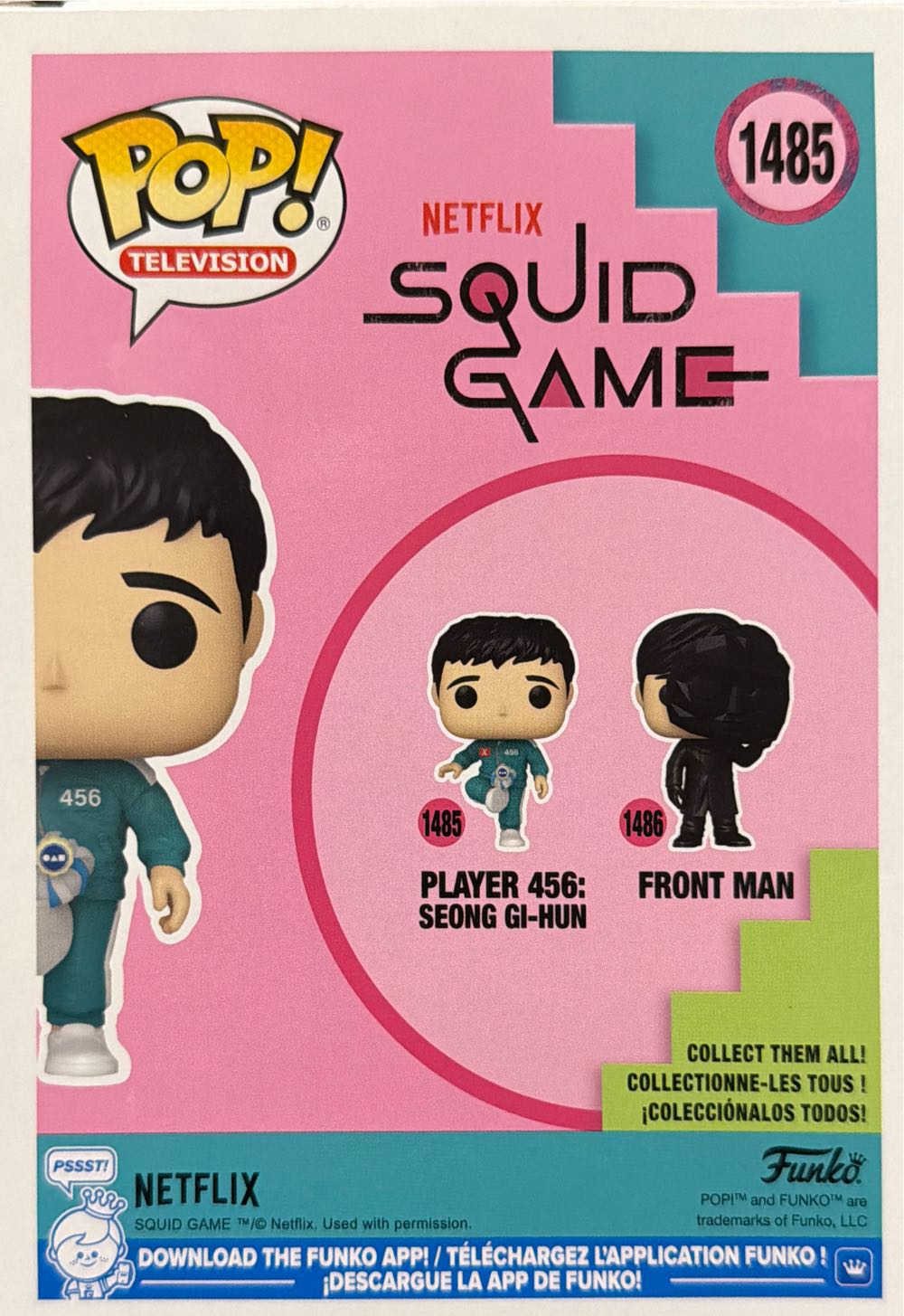 Player 456: Gi-hun Gi-hun (squid Game) #1485  vinyl figure collectible [Barcode 889698797344] - Main Image 4