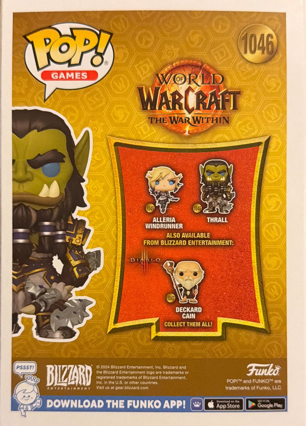 Thrall - World of Warcraft vinyl figure collectible [Barcode 889698842983] - Main Image 2