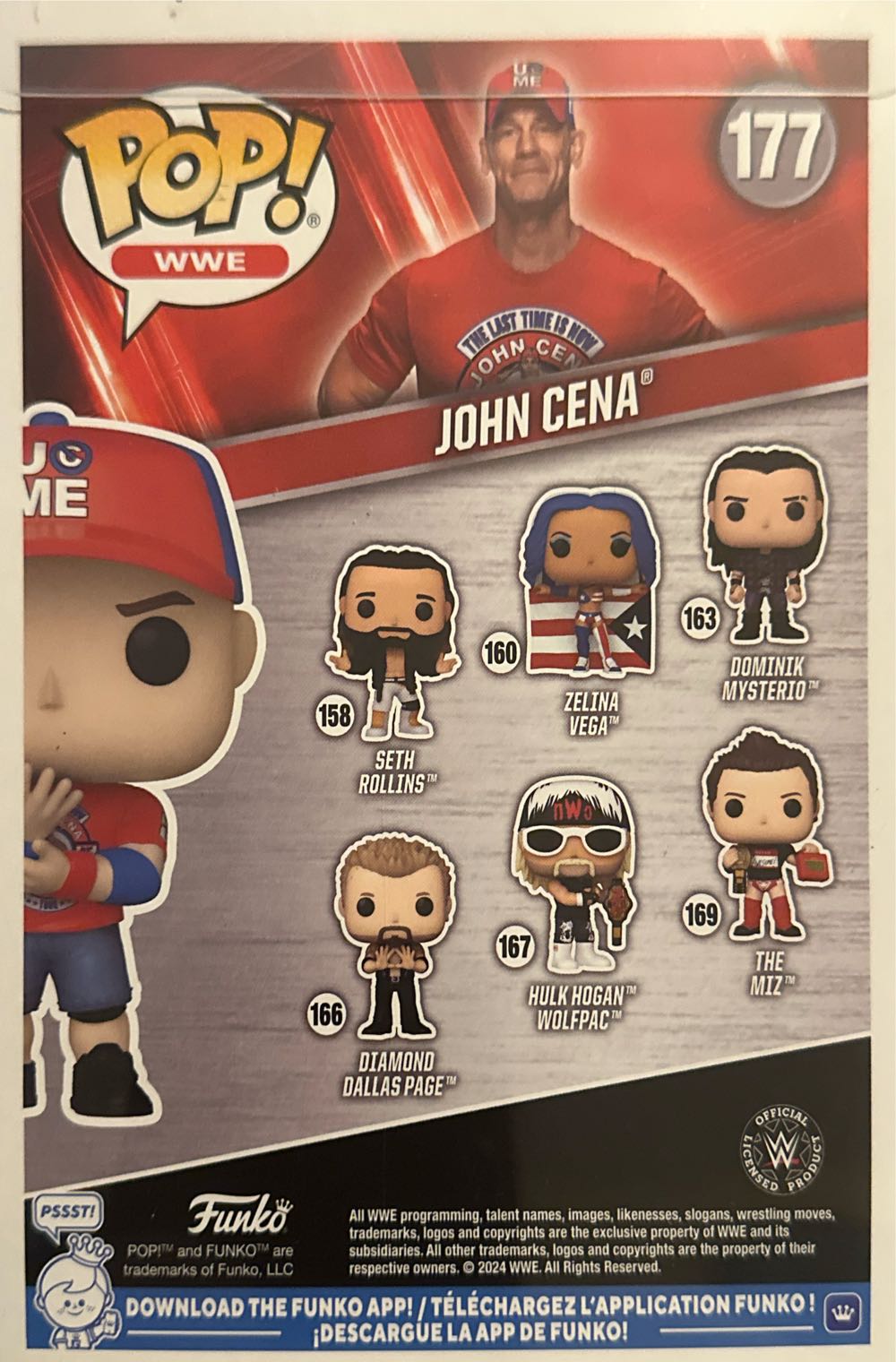 John Cena - WWE vinyl figure collectible [Barcode 889698850766] - Main Image 2