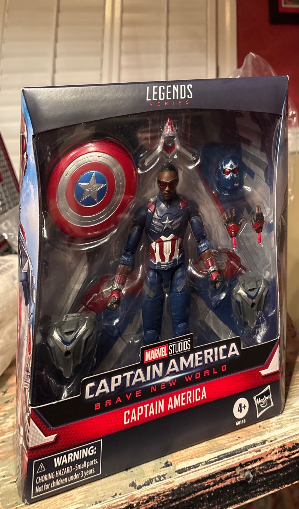 America New World Captain America Brave New Marvel Legends America: Deluxe Action 6” Series Hasbro 15 Collectibles Captai Stock! & Red ~  vinyl figure collectible [Barcode 5010996222602] - Main Image 2