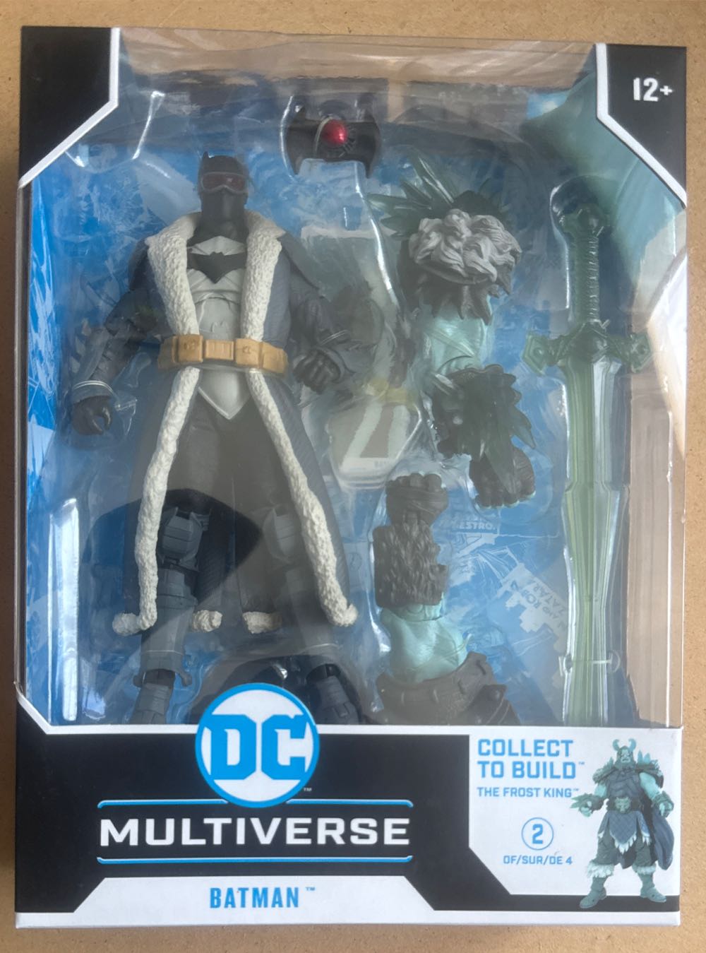 DC Multiverse Justice League Endless Winter: Batman With Build The Frost King  vinyl figure collectible [Barcode 787926154719] - Main Image 2