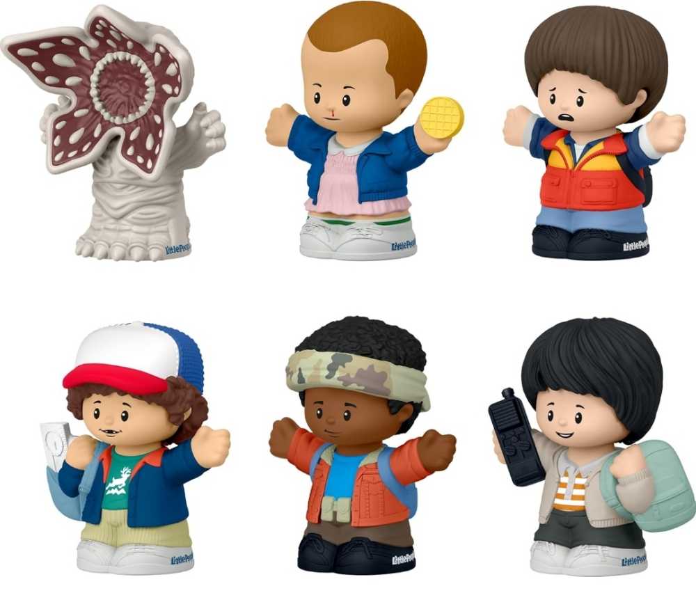 Little People Collector Stranger Things Castle Byers Special Edition Set 6 Figures For Adults & Fans In A Display Box - Stranger Things vinyl figure collectible [Barcode 194735195725] - Main Image 3