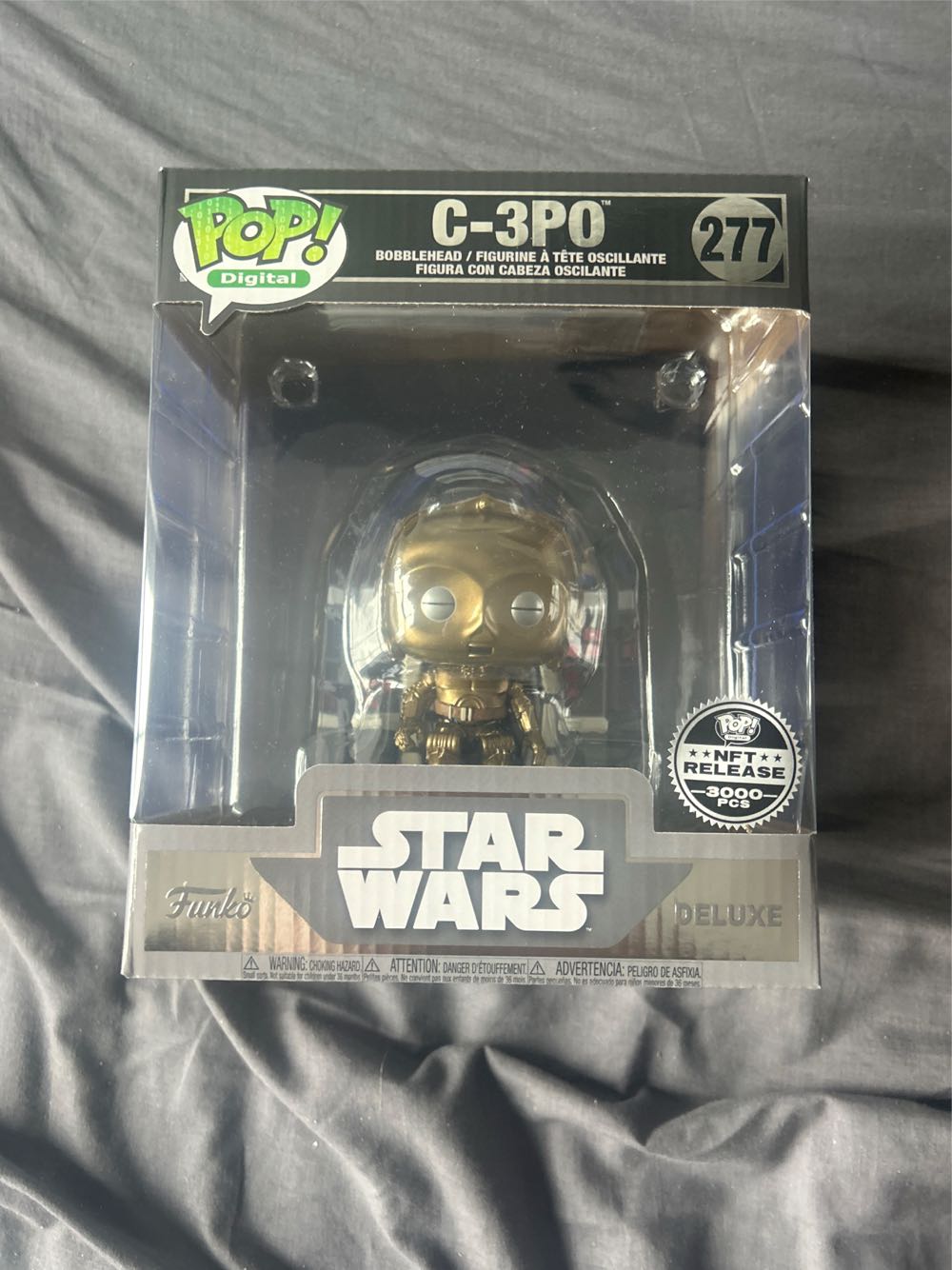 Wars C3po Digital Pop! Release Funko Pop! Digital #277 Star Wars Legendary Le C 3p0 3po Deluxe: Exclusive Le W Protector! - Star Wars vinyl figure collectible [Barcode 889698791717] - Main Image 2