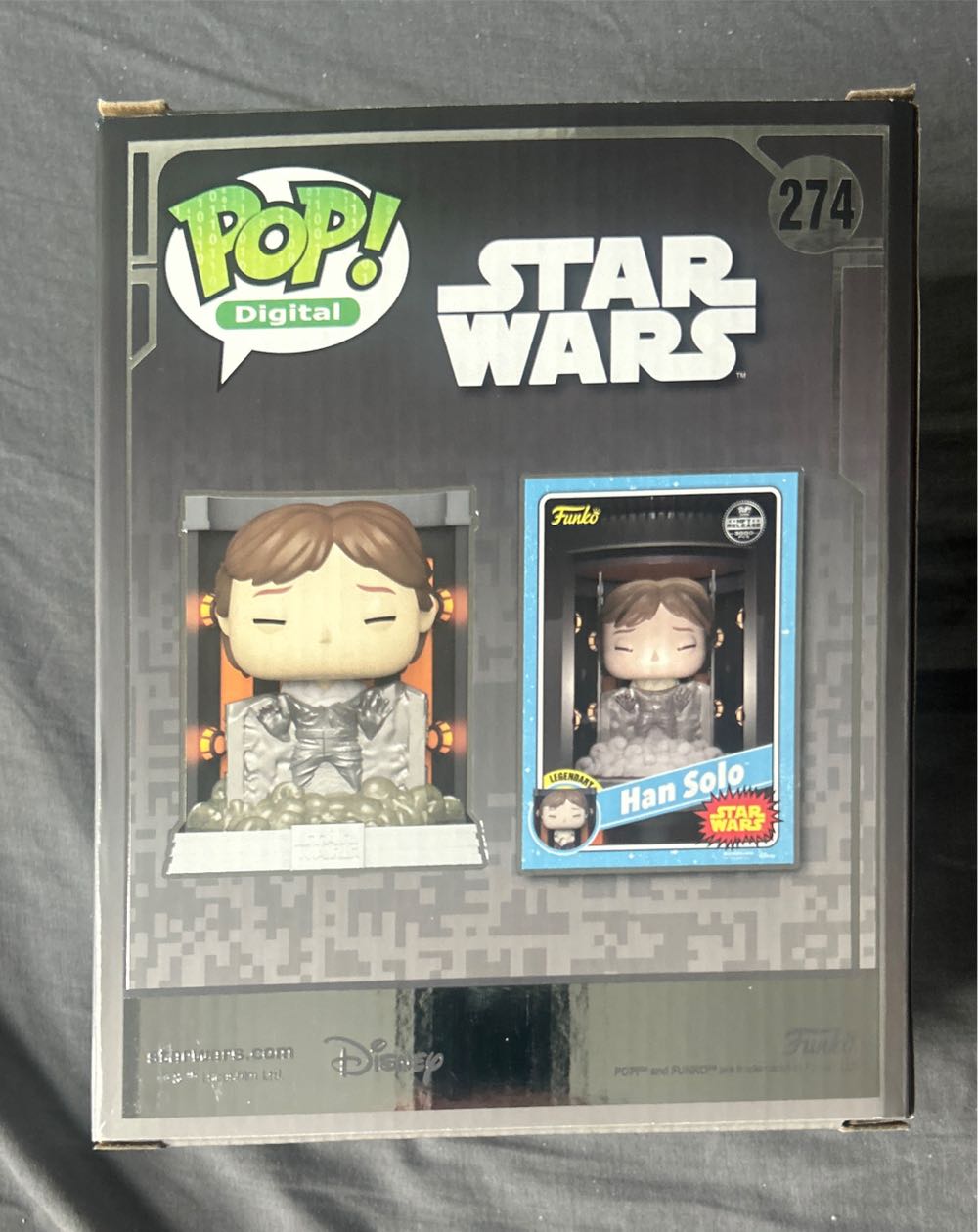 Solo Funko Pop! Release Funko Pop Digital Star Wars Series 1 Han Solo Legendary 274 Le Pcs Deluxe: Digital #274 Exclusive Le - Star Wars vinyl figure collectible [Barcode 889698791687] - Main Image 3