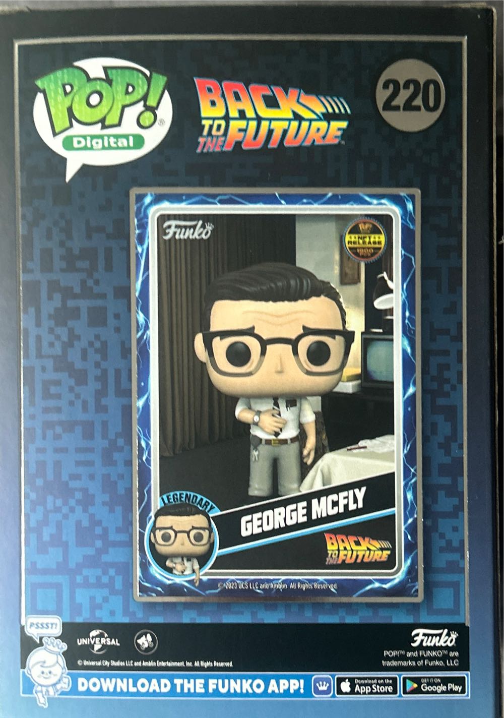 George McFly NFT - Back to the Future vinyl figure collectible [Barcode 889698815192] - Main Image 3