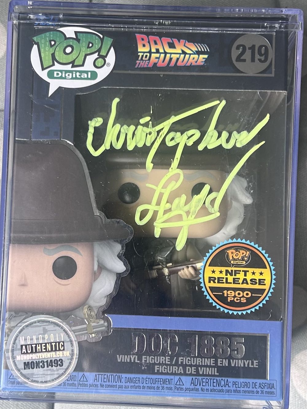 Funko Digital #219 Back To The future Doc 1885 NFT release - Back to the Future vinyl figure collectible [Barcode 889698815185] - Main Image 4