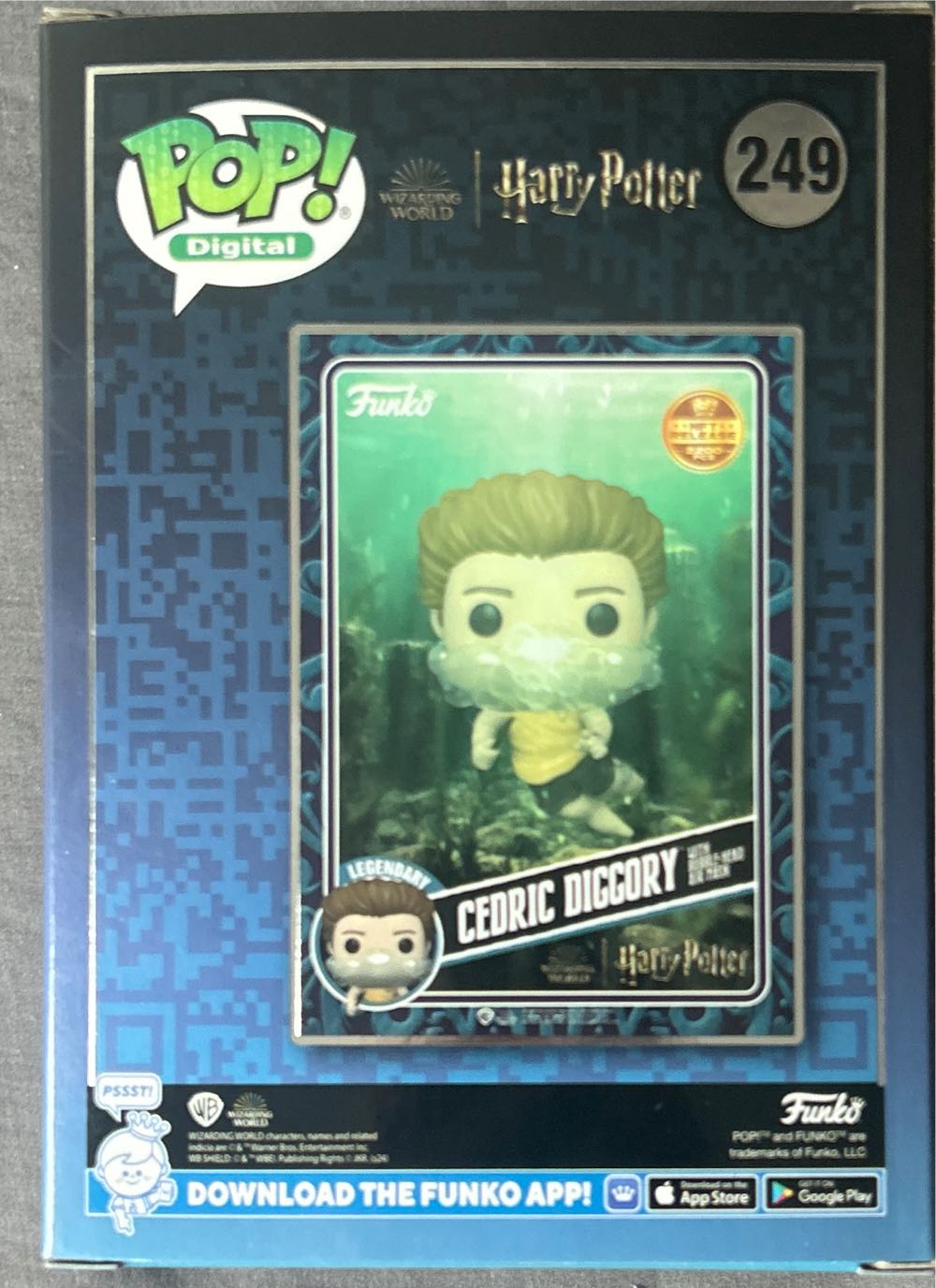 NFT Cedric Diggory - Harry Potter vinyl figure collectible [Barcode 889698686914] - Main Image 2