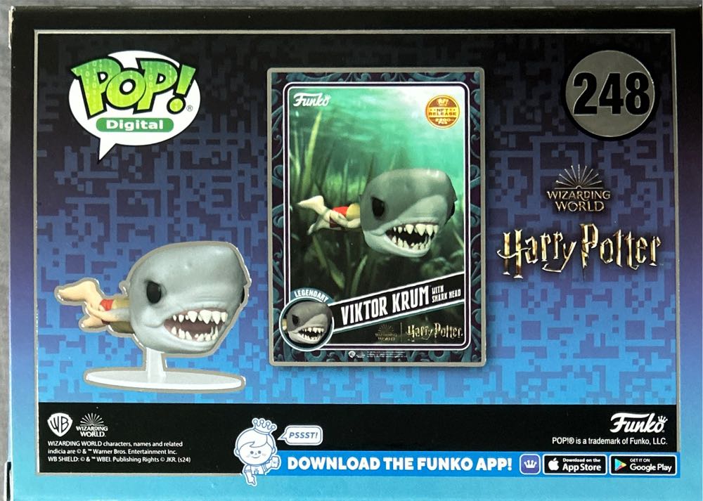NFT Viktor Krum with Shark Head - Harry Potter vinyl figure collectible [Barcode 889698686907] - Main Image 2