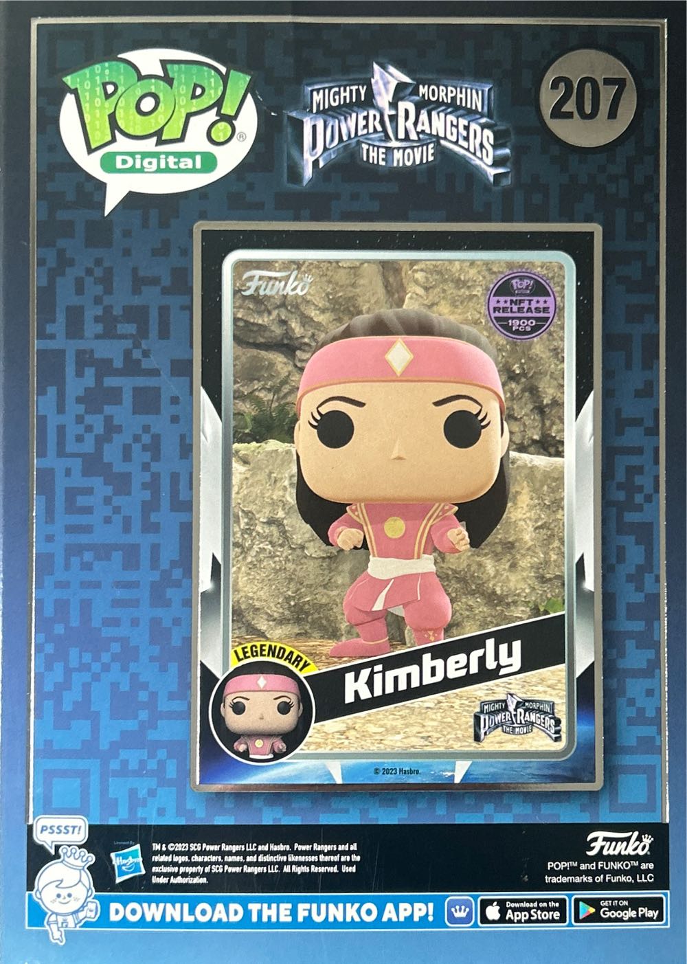 Funko Pop Digital Kimberly #207 Mighty Morphin Power Rangers - Power Rangers vinyl figure collectible [Barcode 889698775915] - Main Image 2