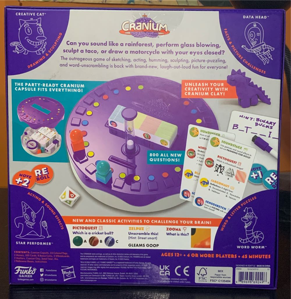 Cranium 25th Anniversary Edition  vinyl figure collectible [Barcode 889698692496] - Main Image 3