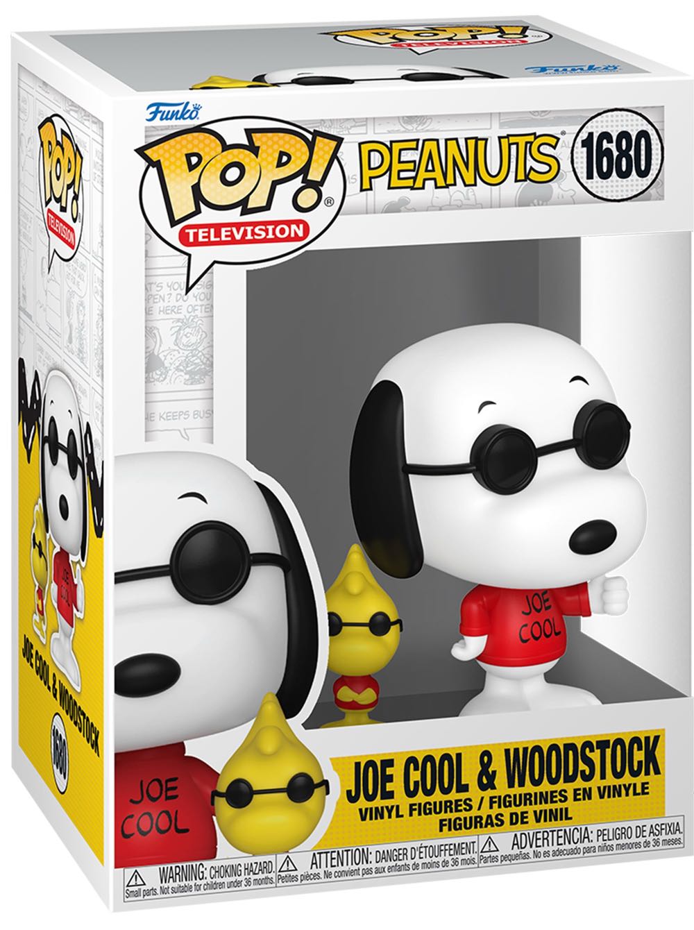 Funko Pop! Television Peanuts: Joe Cool & Woodstock - Peanuts vinyl figure collectible [Barcode 889698835091] - Main Image 2
