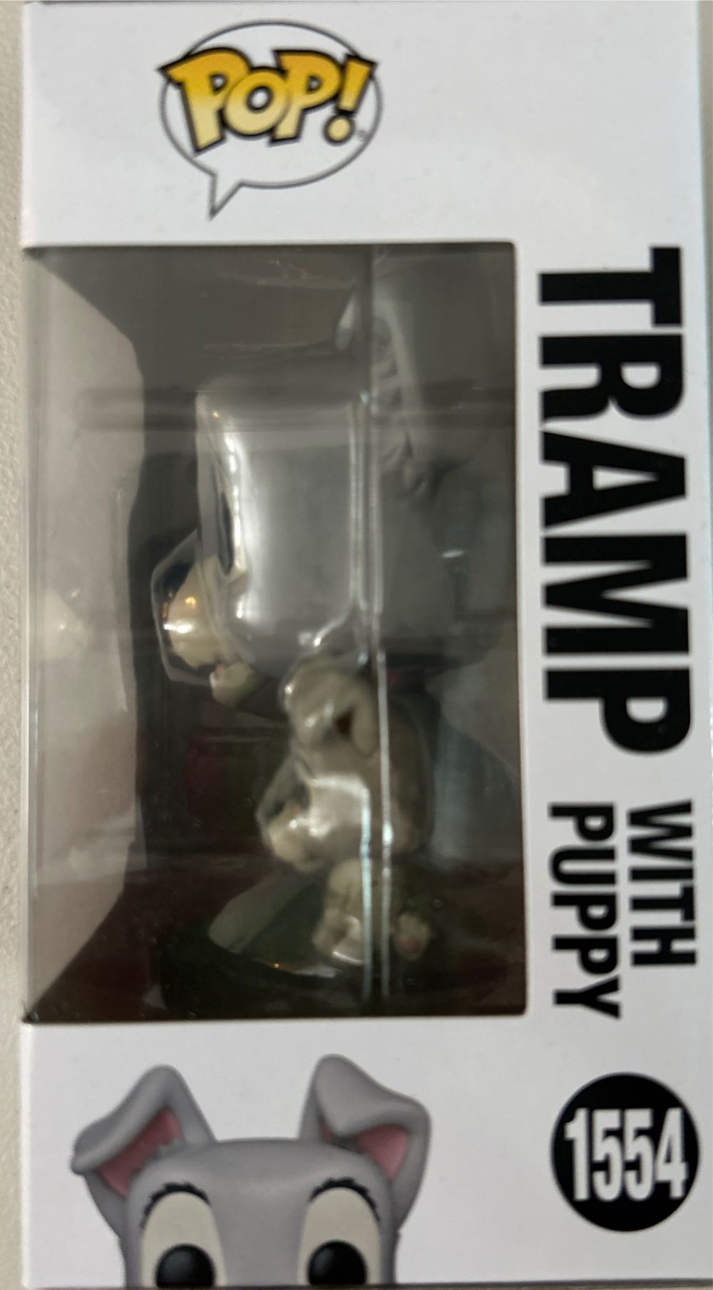 1554-Tramp With Puppy - Disney vinyl figure collectible [Barcode 889698835695] - Main Image 4