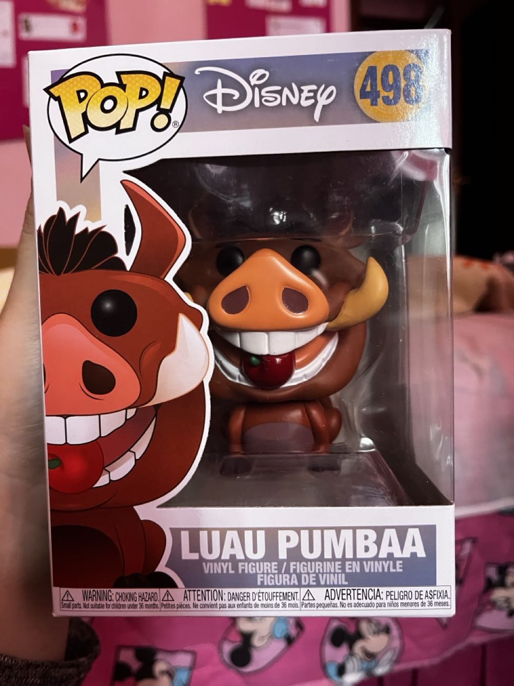 Boneco Funko Pop! Disney O Rei Leão Luau Pumba Pop  vinyl figure collectible [Barcode 7900126118012] - Main Image 2
