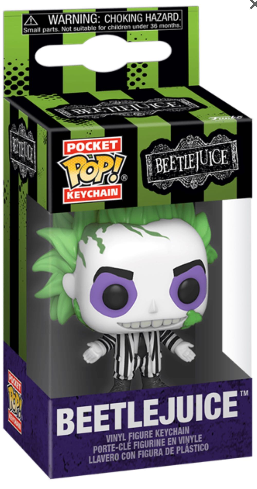 Funko Pop! Keychain: Beetlejuice  vinyl figure collectible - Main Image 2