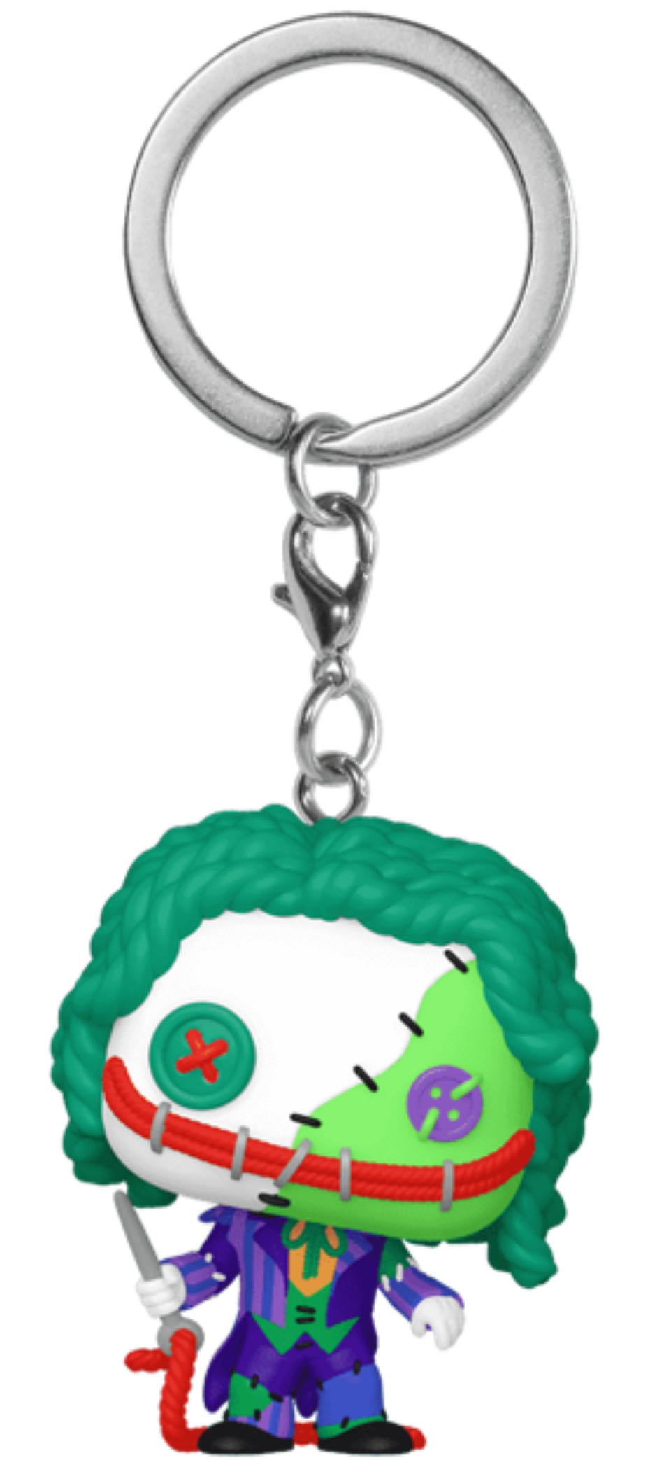 Funko Pop! Keychain: Patchwork The Joker  vinyl figure collectible - Main Image 3