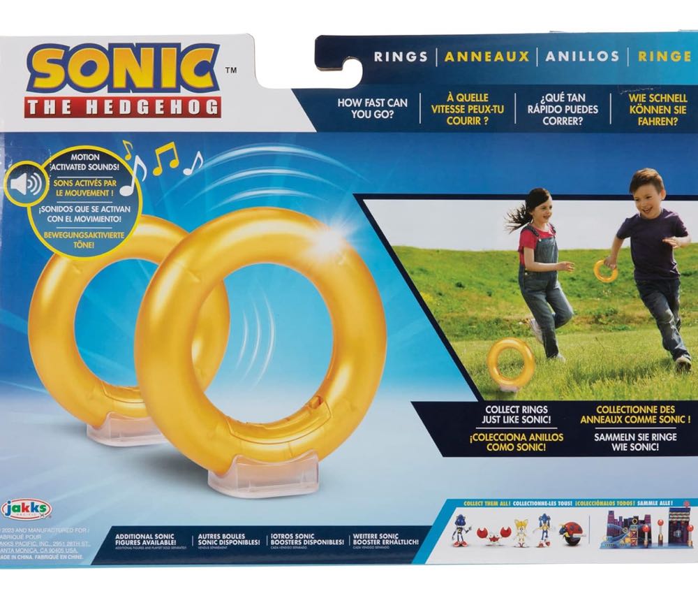 Sonic The Hedgehog Rings 2-Pack  vinyl figure collectible - Main Image 2