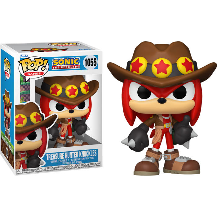 Treasure Hunter Knuckles - 1055 (sonic) Funko Pop Games - Sonic the Hedgehog vinyl figure collectible [Barcode 889698838504] - Main Image 3