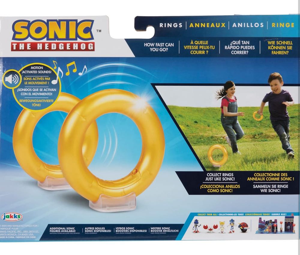 Sonic The Hedgehog Rings 2-Pack  vinyl figure collectible - Main Image 2