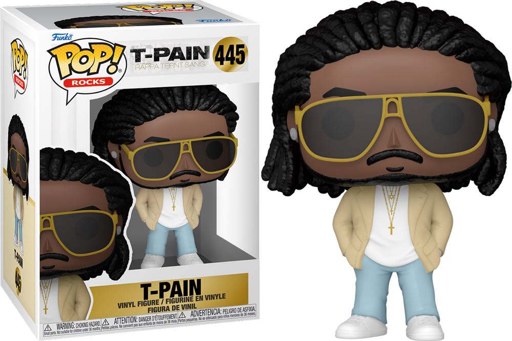 Funko Pop! Rocks T-Pain: T-Pain # 445  vinyl figure collectible [Barcode 889698838269] - Main Image 2