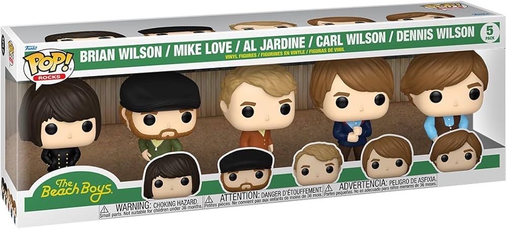 Brian Wilson / Mike Love / Al Jardine / Carl Wilson / Dennis Wilson 5-Pack (The Beach Boys) - Musicians vinyl figure collectible [Barcode 889698840231] - Main Image 1