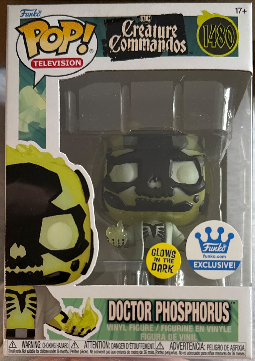 Dr. Phosphorus Creature Commandos - Dr. Phosphorus - DC Universe vinyl figure collectible [Barcode 889698824613] - Main Image 2