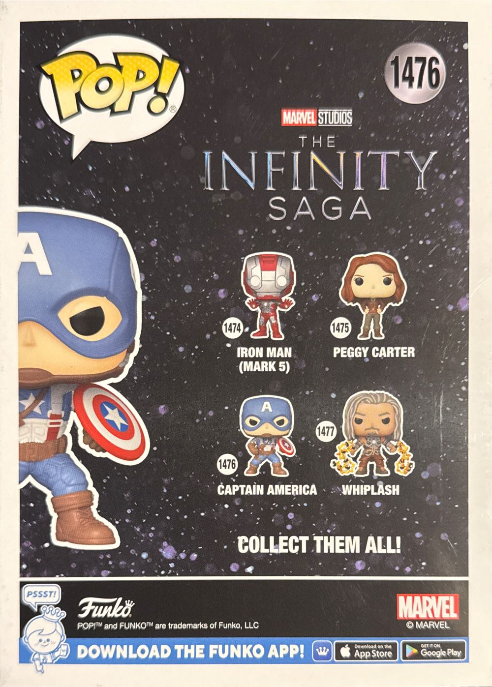 Captain America - Avengers: Infinity War vinyl figure collectible [Barcode 889698837910] - Main Image 4