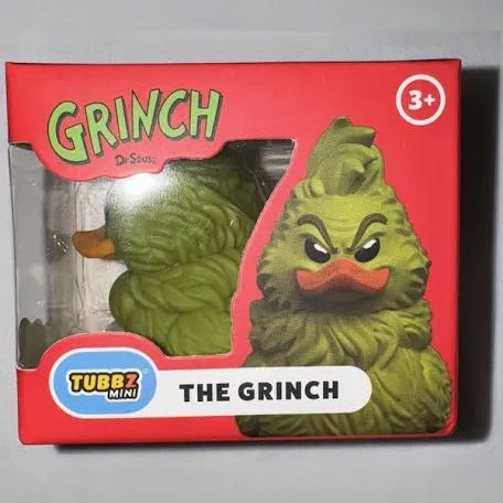 Grinch Rubber Duck - Dr. Seuss vinyl figure collectible [Barcode 5056280453512] - Main Image 2