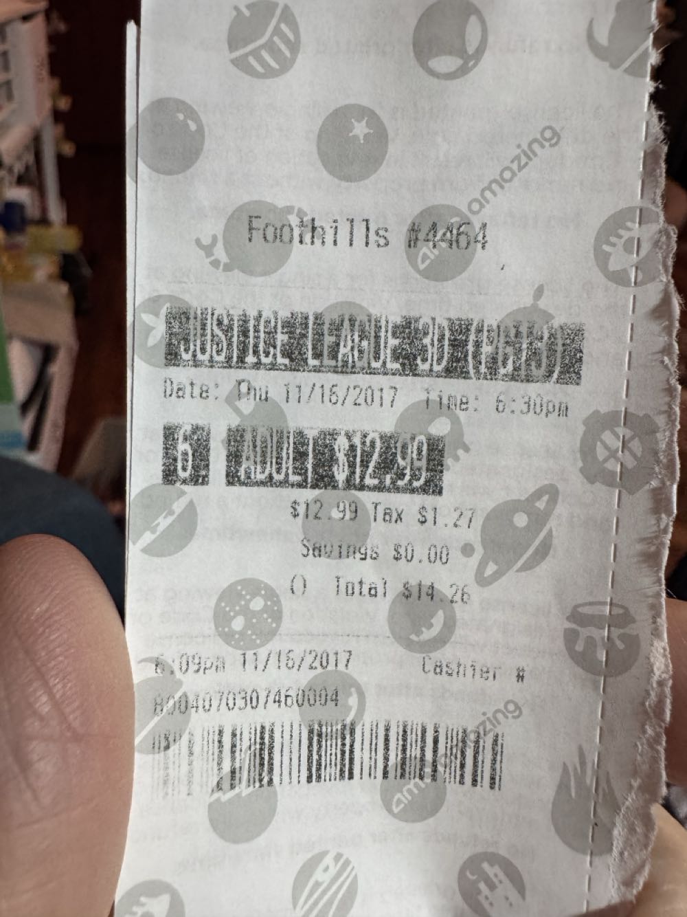 Justice League Movie Theater Stubs With 3D Glasses  vinyl figure collectible - Main Image 2