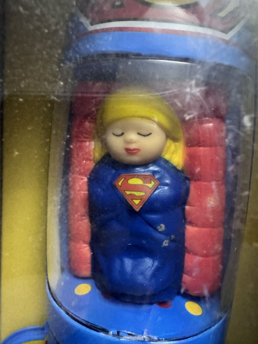 By Schylling Superman Classic Rocket Tin Toy Friction Motor By Nib  vinyl figure collectible [Barcode 019649206490] - Main Image 4