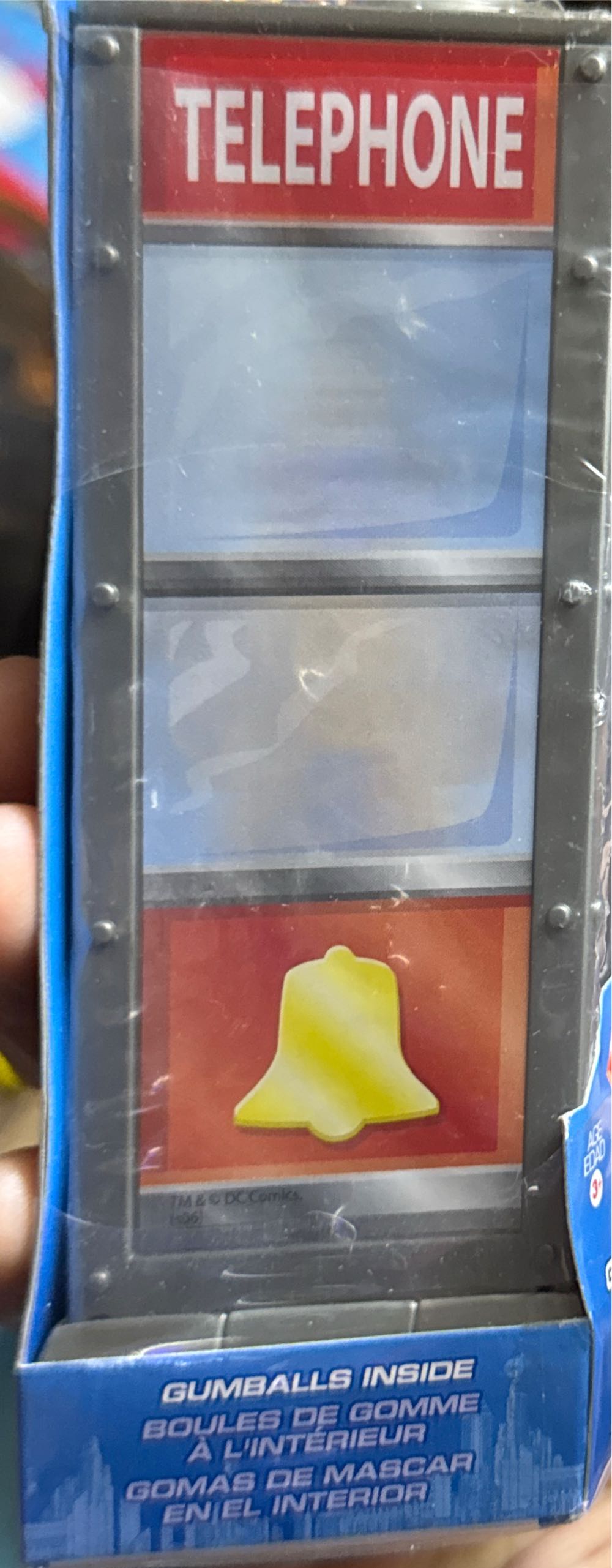 Vintage Superman Gumball Dispenser Hasbro Dc Comics Sealed  vinyl figure collectible [Barcode 653569177241] - Main Image 2