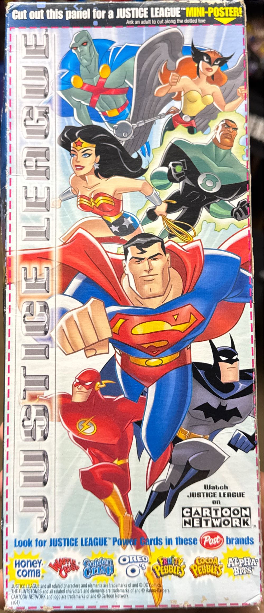 SUPERMAN 4”in Figure Justice League Free Inside Cereal Promo  vinyl figure collectible - Main Image 2