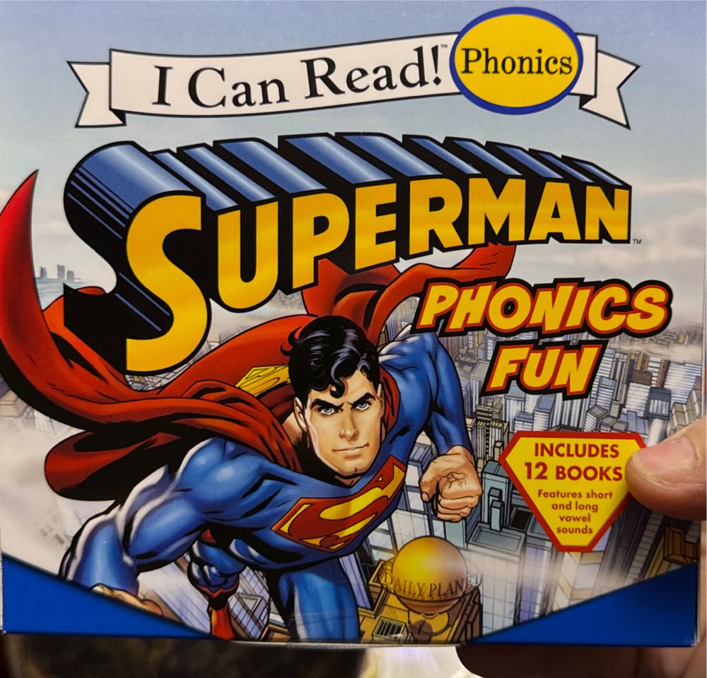 Superman Classic: Superman Phonics Fun Includes 12 Books I Can Read! Phonics  vinyl figure collectible [Barcode 9780061885419] - Main Image 2