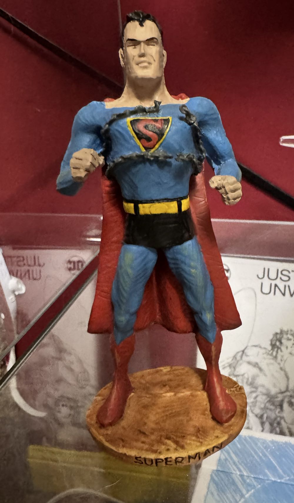 Classic Dc Heroes Superman #1 Dark Horse Deluxe Limited Edition 2000 Rare Figurine  vinyl figure collectible [Barcode 761568139440] - Main Image 2