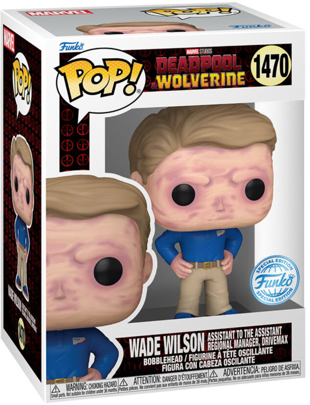 Wade Wilson (Assistant To The Assistant Regional Manager Drivemax) - Deadpool vinyl figure collectible [Barcode 889698849067] - Main Image 3