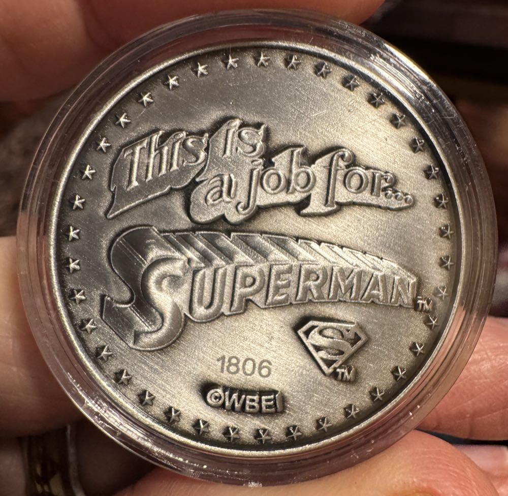 Official Dc Comics Superman Coin Limited Edition Superman Collectible Only Worldwide  vinyl figure collectible [Barcode 5060662464676] - Main Image 4