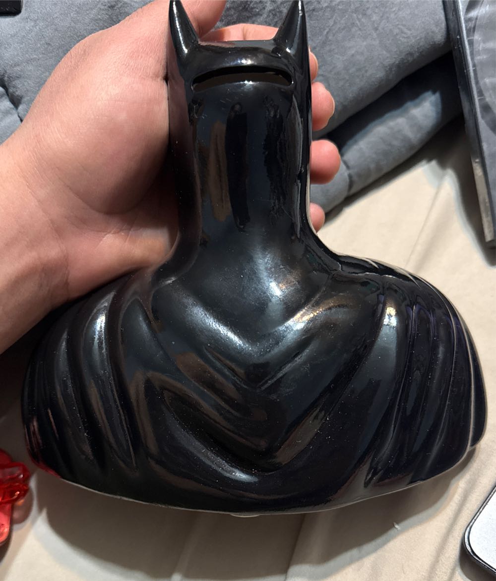 Dc Comic Ceramic Batman Bust Coin Piggy Bank Made By Fab Starpoint  vinyl figure collectible [Barcode 688955715950] - Main Image 2