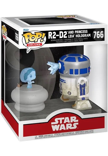 R2-D2 And Princess Leia Hologram - Star Wars vinyl figure collectible [Barcode 889698837996] - Main Image 2